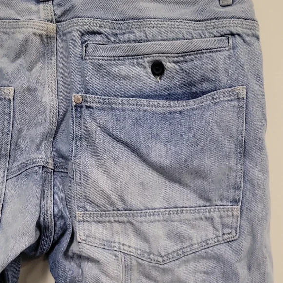 Denim &Denim Light Blue Jeans with Button Accent - Picture 9 of 14